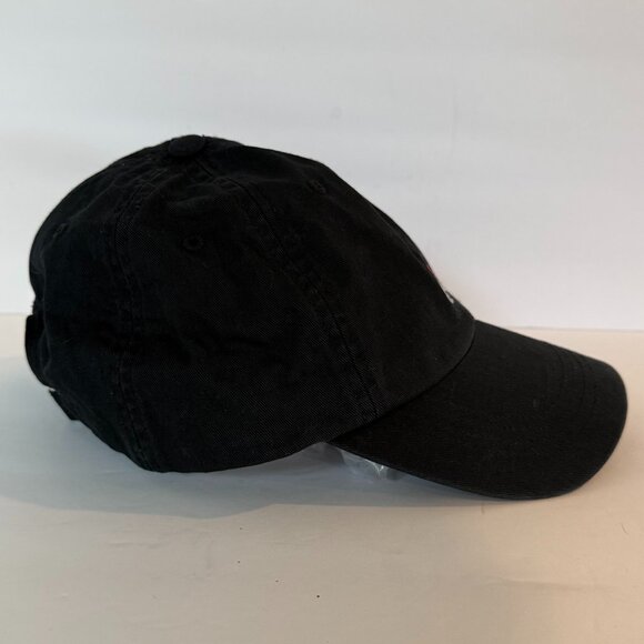 Roots Canada Black Ball Cap with Red Maple Leaf 52CM - Picture 4 of 5